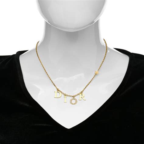 dior gold nexklace|Dio (r)evolution Necklace Gold.